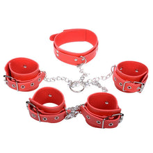 Load image into Gallery viewer, Female Slave Sm Correctional Instruments Of Torture Binding Binding Set Handcuffs Collar Men's And Women's Human Products Husband And Wife Fun Toys