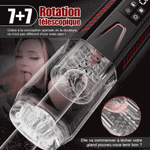 Load image into Gallery viewer, Mars - Oral Dominator 7 Vibration 7 Rotation 7 Back and Forth 4-in-1 Masturbator with Dual Motors