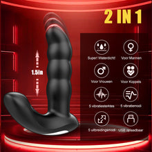 Load image into Gallery viewer, Master of Orgasm - 5 Extensions, 10 Vibrations, Fully Waterproof Anal Plug