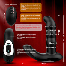 Load image into Gallery viewer, Master of Orgasm - 5 Extensions, 10 Vibrations, Fully Waterproof Anal Plug