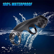 Load image into Gallery viewer, 10 Vibrating Cock Ring with G-spot Stimulation and Remote Control