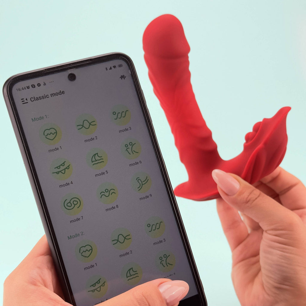 Connection dolce Wearable thrusting vibrator
