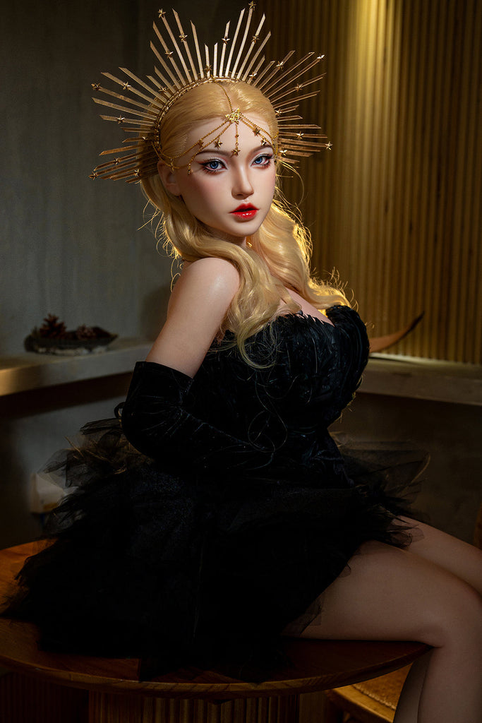 US Stock - Kvn 164cm M29 Silicone ROS Head Sex Doll Realistic Oral Sex Movable Jaw Adult Love Doll