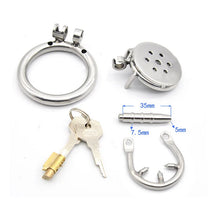 Load image into Gallery viewer, Stainless Steel Men's Flat Chastity Lock