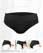 Load image into Gallery viewer, Women's Wearing Pants Imitated And Fake Sunshine Pants Vibrating Hollow Labrador Fun Appliance 300/box