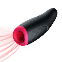 Load image into Gallery viewer, Heated Oral Sex Aircraft Cup Penis Exerciser Allows Men's Masturbation