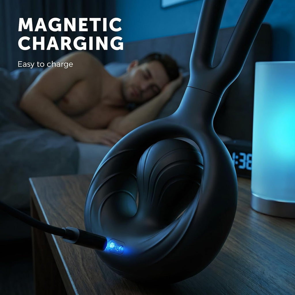 Vibrating Cock Ring Taint Stimulator with Dual Mini Bullet