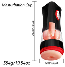 Load image into Gallery viewer, Deep Throat Aircraft Cup Men's Intelligent Speech Warming Foreign Trade Vibration Masturbation Adult Sex Products Issuing