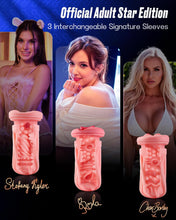 Load image into Gallery viewer, EINSEO 3 Replaceable Signature Sleeves Porn Stars Male Stroker