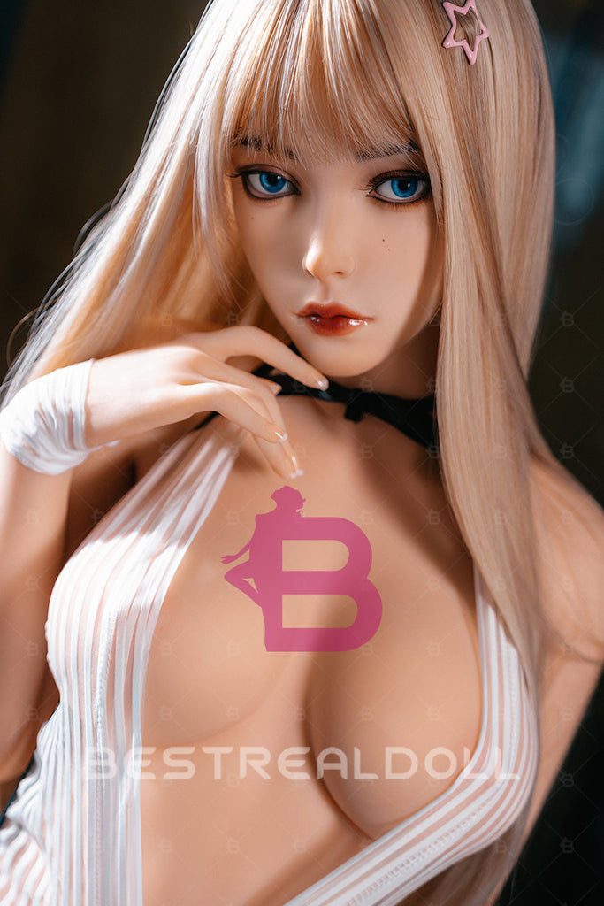 US Stock - YAMIEE Carlee 160cm K29 Silicone Head Jelly Breasts Sex Doll Natural Skin TPE Body Adult Love Doll