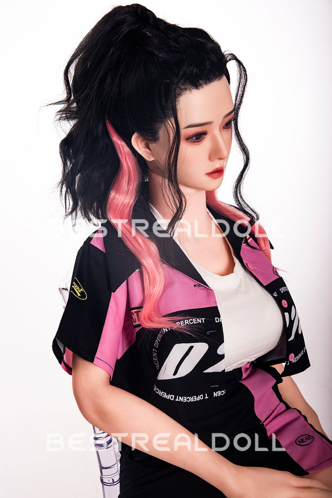 US Stock - RIDMII 163cm Unique Design Muncey Plus Silicone Head Sex Doll TPE Body Medium Boobs Love Doll
