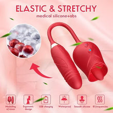 Load image into Gallery viewer, New The Rose Toy With Bullet Vibrator Pro